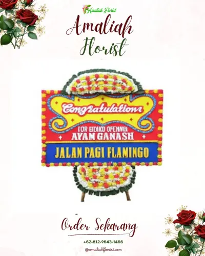 Bunga Papan Congratulation di Tiban Baru